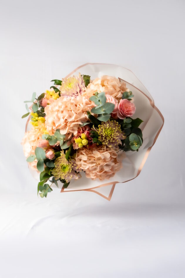 Bouquet with Hydrangeas and Seasonal Flowers