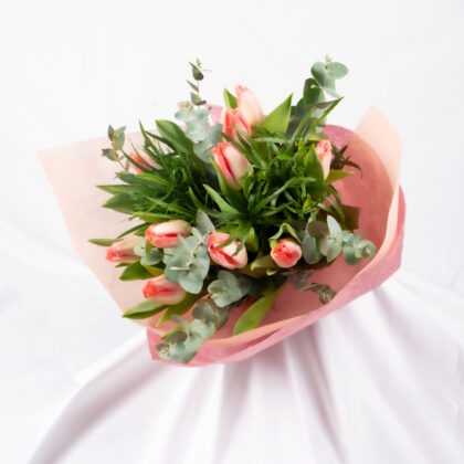Fresh Colorfull Tulip Bouquet