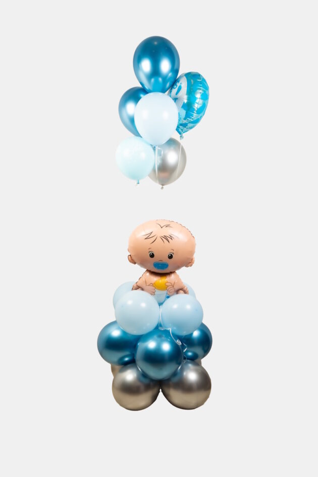 Baby Boy Balloon Arrangement